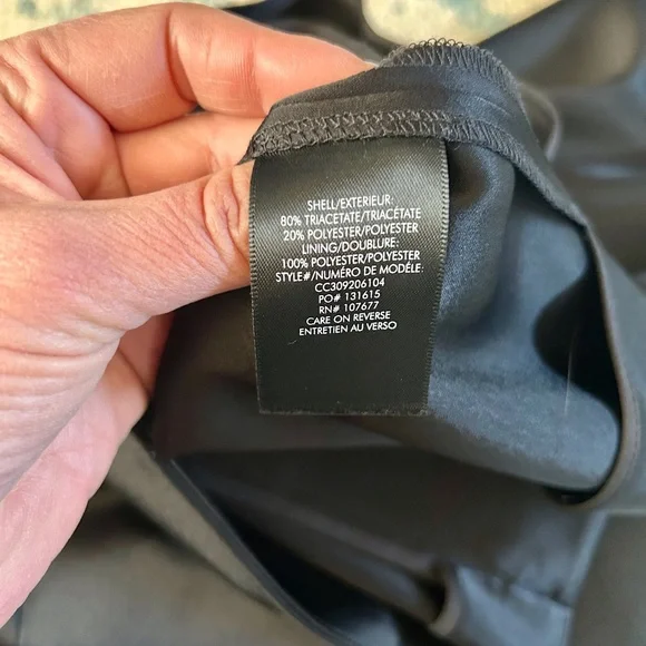 Alice + Olivia Teeny Satin Bootcut Pant Black - Picture 10 of 11